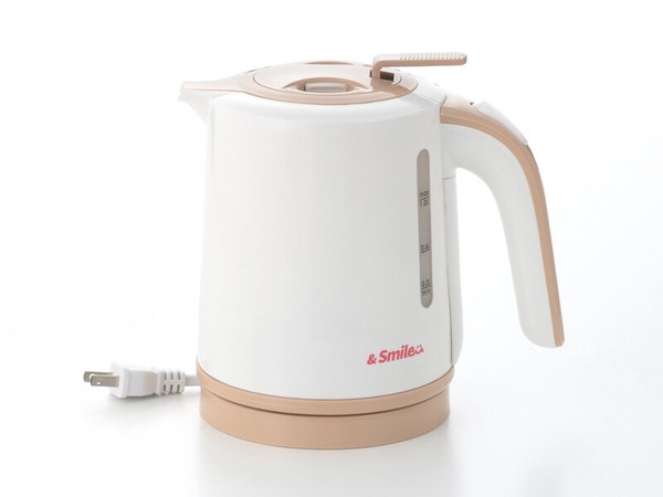 タマハシ &smile 倒れてもこぼれにくい電気ケトル1.0L AS-100 蒸気感知式・温度感知式 thumbnail 3