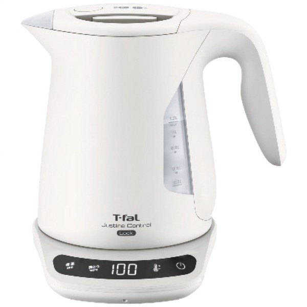T-fal(ティファール) ジャスティンロック コントロール 電気ケトル1.2l アイボリー