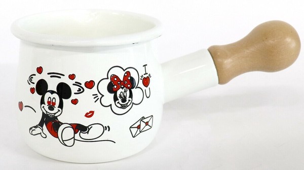 タマハシ ミッキー＆ミニー ホーロープチミルクパン MMJ-03 thumbnail 2