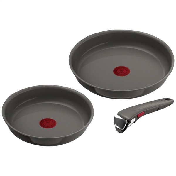 T-fal(ティファール) インジニオ・ネオ IHセラミックグライド アースグレー セット3