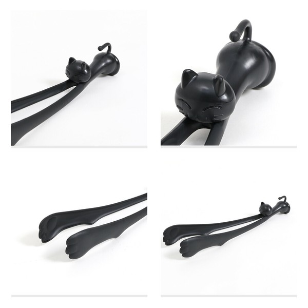 Astro（アストロ） トング ブラック 黒猫 日本製 先がつかない 調理器具 キッチン用品 510-22 thumbnail 4