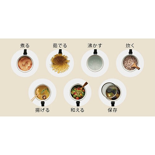 和平フレイズ（FREIZ） ホーローマルチポット（アイボリー） thumbnail 4