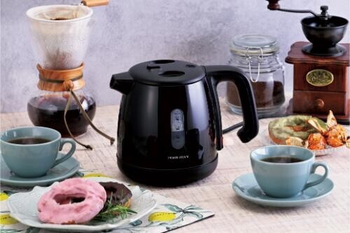 タマハシ HOME SWAN 電気ケトル 800ml ブラック SYK-08K 転倒湯漏れ防止機能付き thumbnail 5