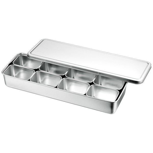 18-8 ミニ調味料入れバット 8入(横長型)