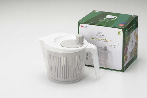 ヨシカワ（yoshikawa） ニューキッチンベーシック 米研ぎもできる縦型でスマートなサラダスピナー 日本製 SJ2966 thumbnail 2