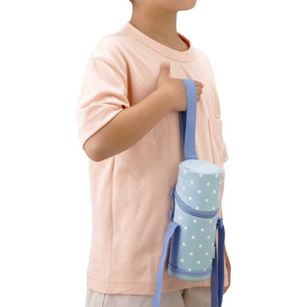 サーモス（THERMOS） マイボトルポーチ 350ml用 ドットブルー(D-BL) ボトルカバー ショルダー APG-352 thumbnail 3