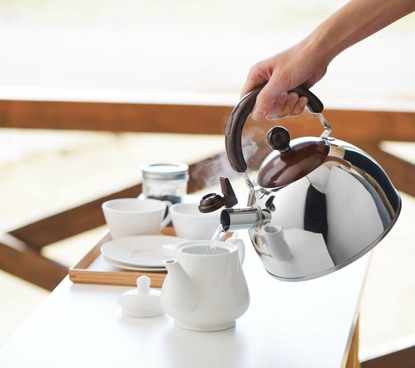 ヨシカワ（yoshikawa） ショコラ 笛吹きケトル 1.8L ホワイト IH対応 SJ2434 thumbnail 4