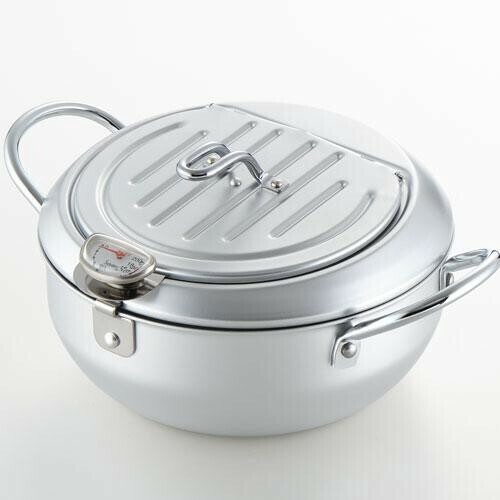 ヨシカワ（yoshikawa） 味楽亭II 天ぷら鍋20cm 温度計付フタ付IH対応 SJ1024 thumbnail 2