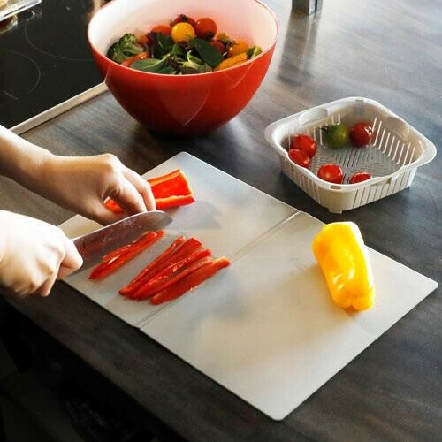 CB JAPAN（シービージャパン） 立てて乾かせる畳めるまな板 グレー thumbnail 5