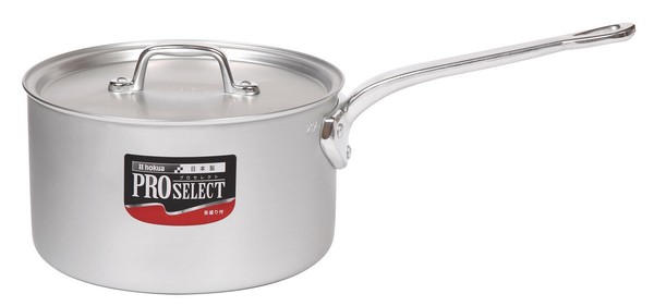 北陸アルミニウム（hokua） プロセレクト片手鍋 15cm ＜日本製＞【ガス火専用】