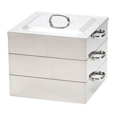 PE 18-8業務用角蒸器 2段 42cm 045013