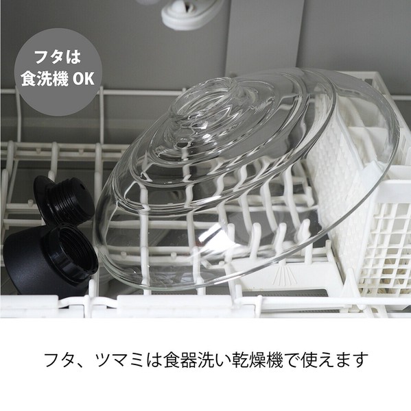 HARIO（ハリオ） フタがガラスの土鍋8/9号 GDN-225‐B-W/ GDN-255-B-W thumbnail 10