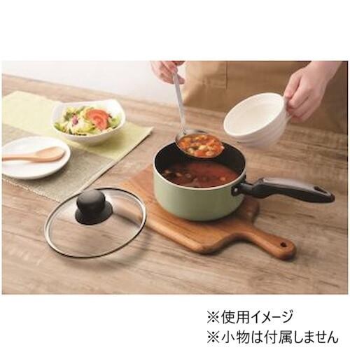 IO-07 niccotto ニコット IH対応マーブル片手鍋16cm セージグリーン 16327065 thumbnail 2