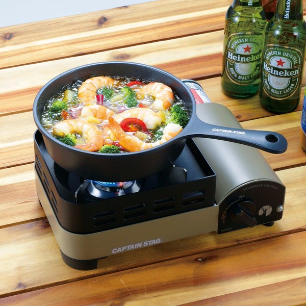 CAPTAIN STAG（キャプテンスタッグ） アルミ 深型スキレット 18cm〈IH対応〉アウトドア  UG-3098 thumbnail 6