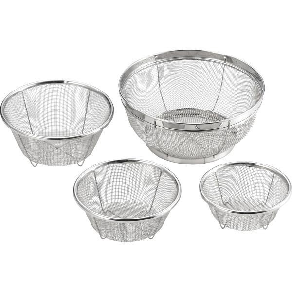 ヨシカワ(yoshikawa) 郷技ステンレスザル4Pcs セット 13cm 15cm 19cm 22cm 25cm 日本製 燕三条 YJ3444 thumbnail 2