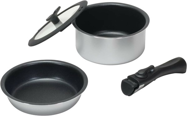 パール金属（PEARL LIFE） チーノ クックウェア 4点 セット IH対応 オール熱源対応 ふっ素加工 HB-6569 thumbnail 2