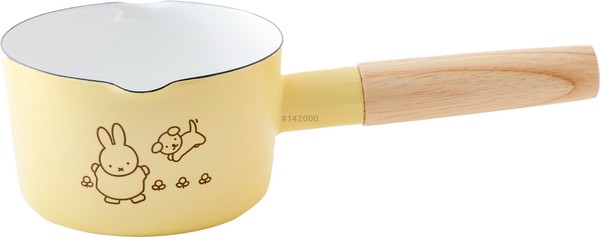 富士ホーロー（FUJIHORO） ミッフィー パステル Miffy Pastel ミルクパン イエロー 12cm MFP-12M.Y thumbnail 2