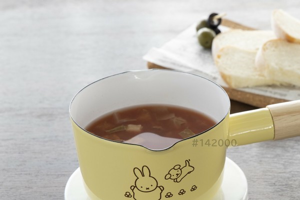 富士ホーロー（FUJIHORO） ミッフィー パステル Miffy Pastel ミルクパン イエロー 12cm MFP-12M.Y thumbnail 4